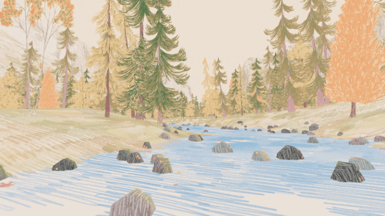 Journey Through Autumn and Winter in Robinsson Cravents’ Hand-Drawn ‘Yosemite’