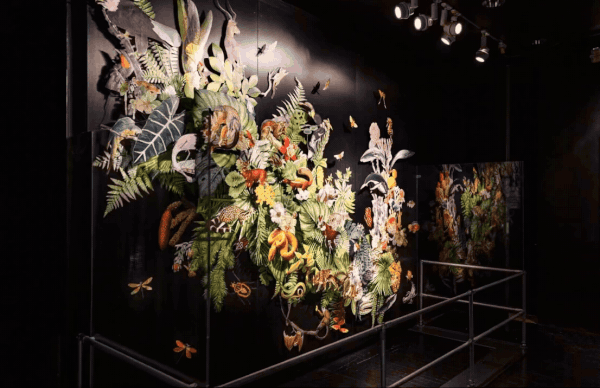 Foliage and Wild Creatures Spring to Life in Clare Celeste’s Paper Installations