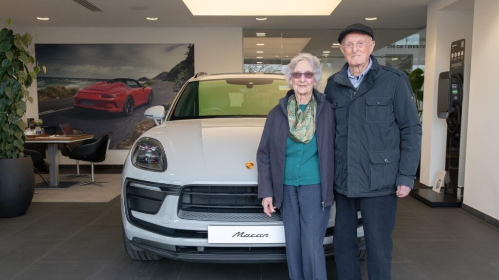 After 70 Years of Marriage, This Couple in Their 90s Finally Bought a Porsche