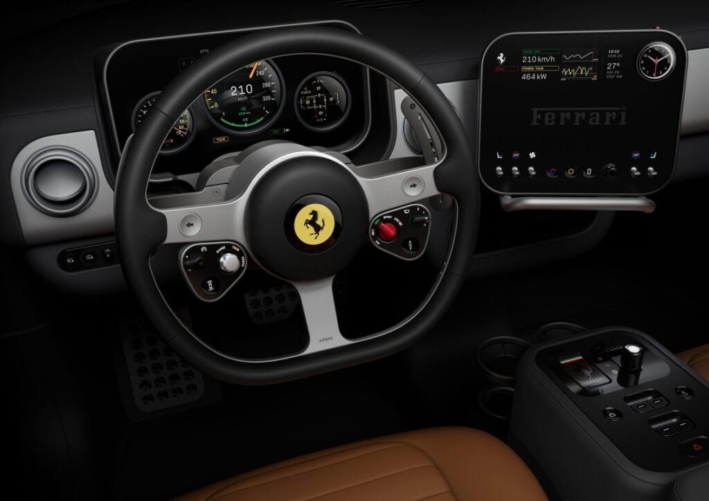 Ferrari's First EV Has an Interior Designed by an Apple Visionary