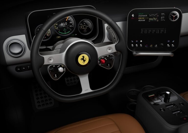 Ferrari's First EV Has an Interior Designed by an Apple Visionary