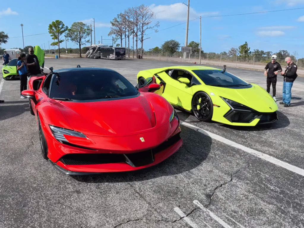 Ferrari SF90 Vs. Lamborghini Revuelto Drag Race Shows How Close Modern Supercars Really Are