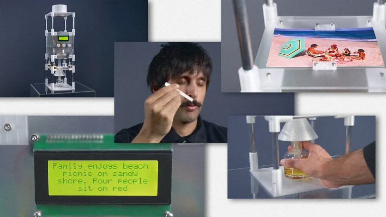 This AI-powered machine turns photos into smells