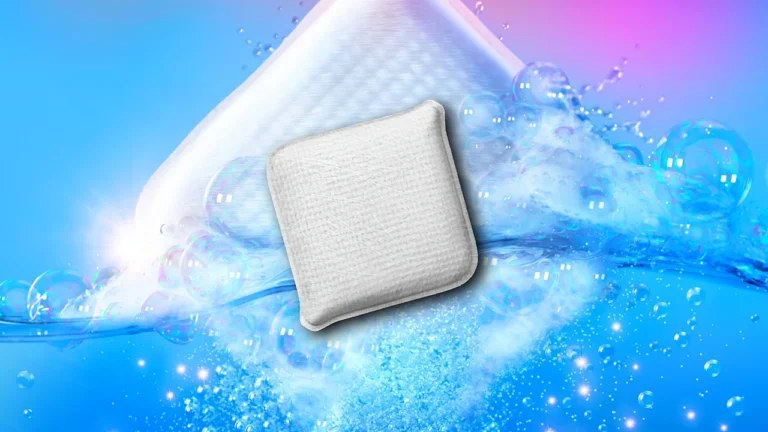Tide spent 10 years turning laundry detergent into a tile. Please don’t eat it