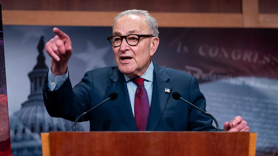 Schumer knocks Trump over Stonewall pride flag removal: 'Effing disgrace'