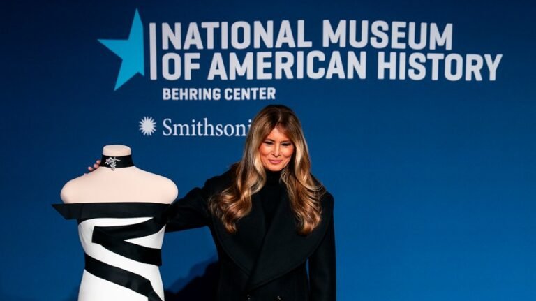 Melania Trump donates inaugural gown to Smithsonian: 'This dress speaks with a distinct point of view'