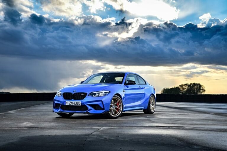 Low-Mile Manual F87 M2 CS in Misano Blue Hits Bring a Trailer — $100K Again?