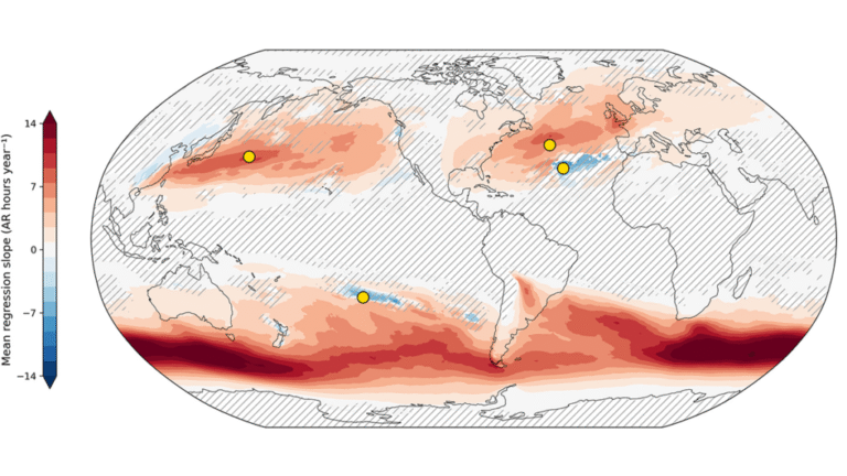 Future Hotspots of Hazardous Rivers in the Atmosphere