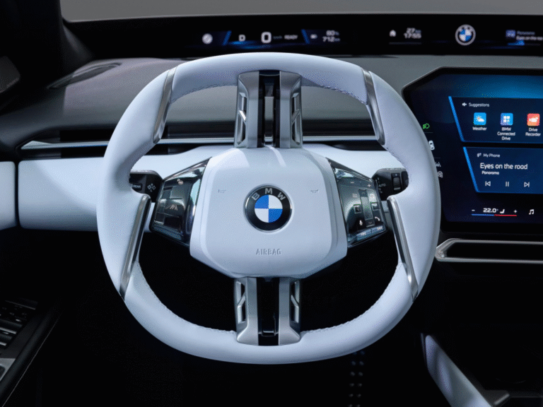 BMW Explains Why Its New EVs Have a Very Unusual Steering Wheel