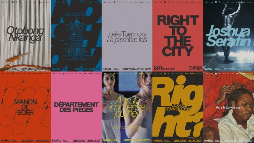 Base Design builds a brand that breathes for Brussels' vast new cultural centre, Kanal