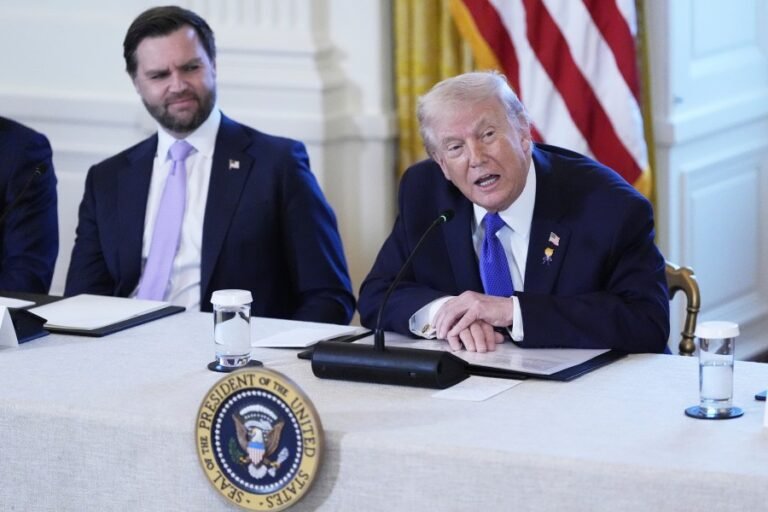 Watch live: Trump, Vance participate in White House signing ceremony