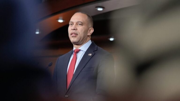 Watch live: Jeffries speaks amid DHS funding fight, Iran strike fallout