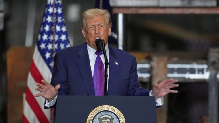 Watch live: Trump touts economic agenda in Massie's Kentucky