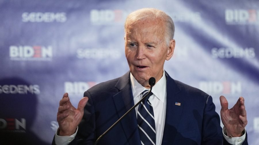 Biden swipes at Trump's immigration policy in surprise St. Patrick's Day remarks