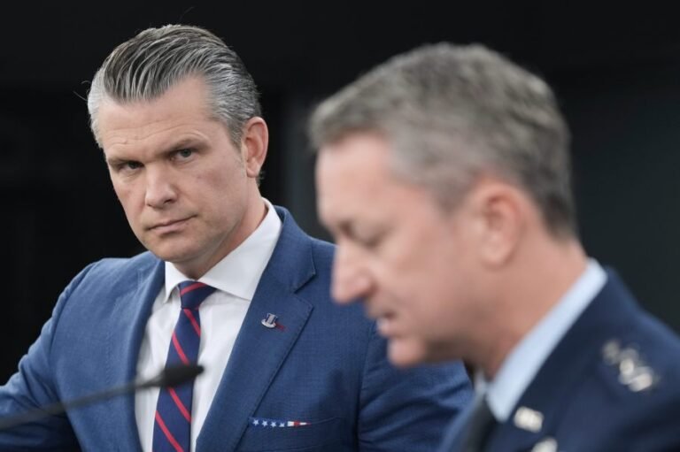 Watch live: Hegseth, Caine give remarks in wake of Iran strikes