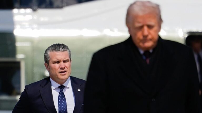 Trump says Hegseth 'first one to speak up' in support of Iran war