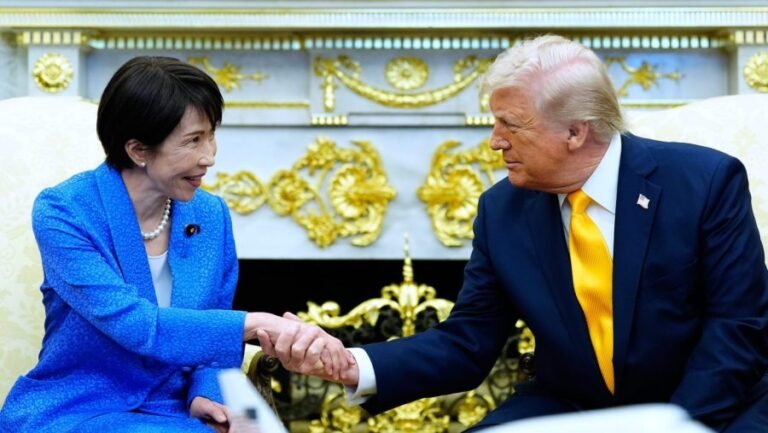 Watch live: Trump hosts White House dinner with Japanese PM Sanae Takaichi