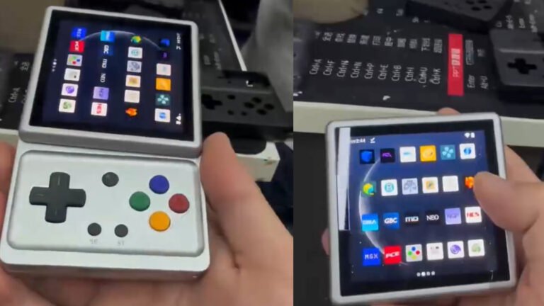 This Android handheld puts a new twist on console design — literally