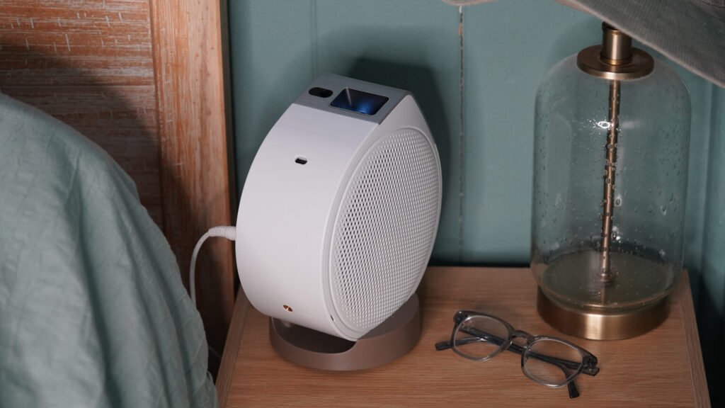 This Google TV projector is the nighstand accessory I didn’t know I needed