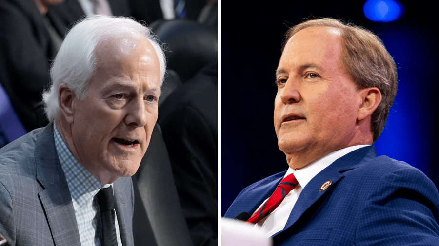 Trump: 'Bad' for Paxton to say he won't drop out if Cornyn gets endorsement