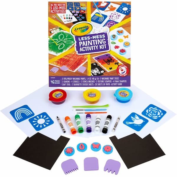 Crayola Less Mess Painting Activity Kit only $11 (Reg. $25)!