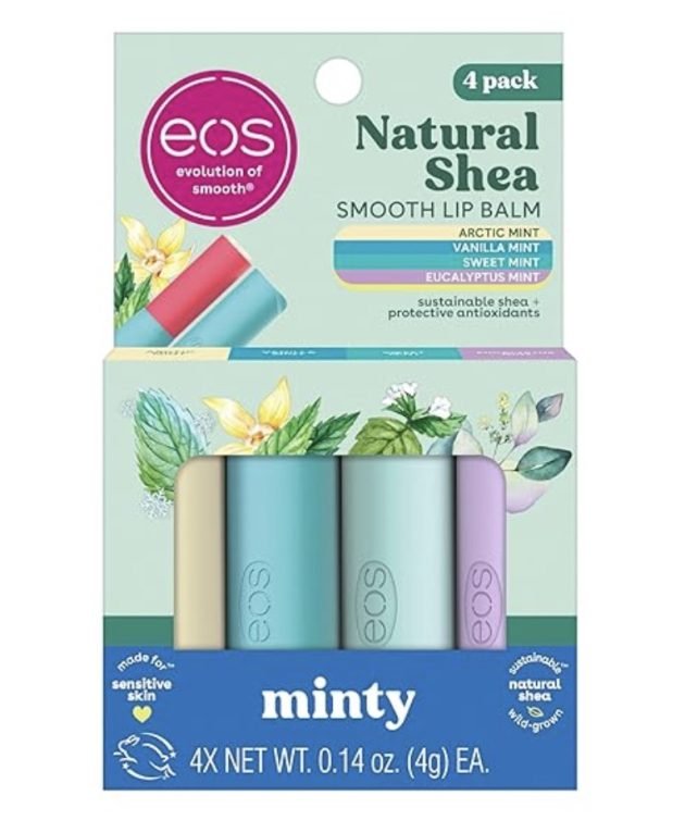 eos Lip Balm Variety Pack (4 count) only $4.68 shipped!