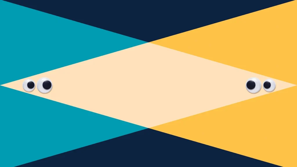 How distance changes perception: The making of an observer