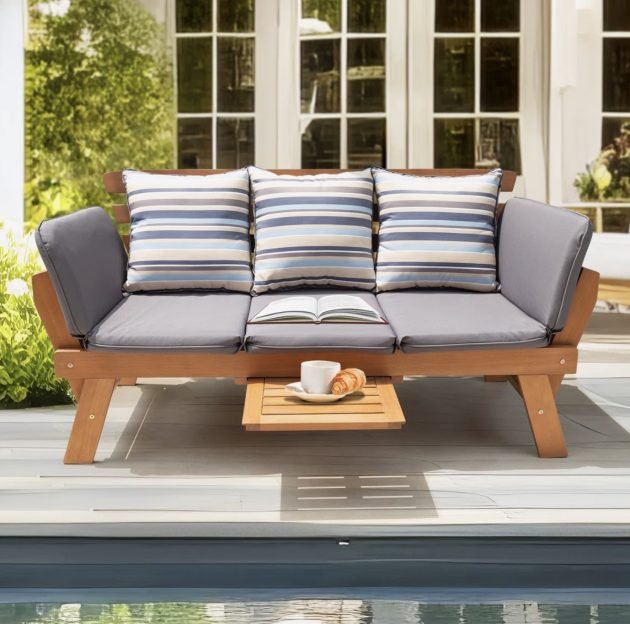 Katinka Eucalyptus Outdoor Daybed Sofa only $146.99 shipped (Reg. $400!)