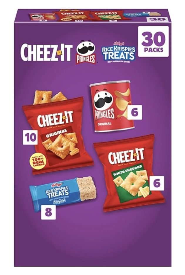 Kellogg’s Snacks Mega Variety Pack, 30 pack only $9.72 shipped!