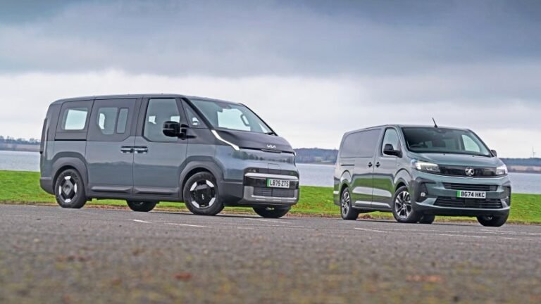 Kia PV5 Passenger and Vauxhall Vivaro Life - pictures