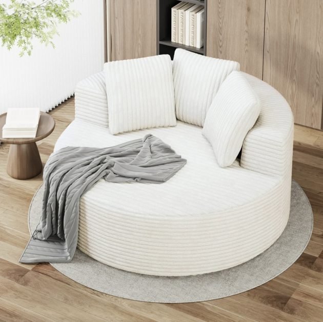 Magic Home Modern Lazy Sofa Foam Couch only $199 shipped!