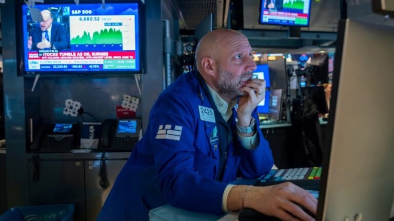 Dow falls into correction as Iran war shakes Wall Street
