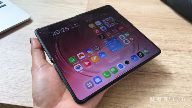 Exclusive: I just went hands-on with the OPPO Find N6 at MWC 2026, and the crease is basically gone