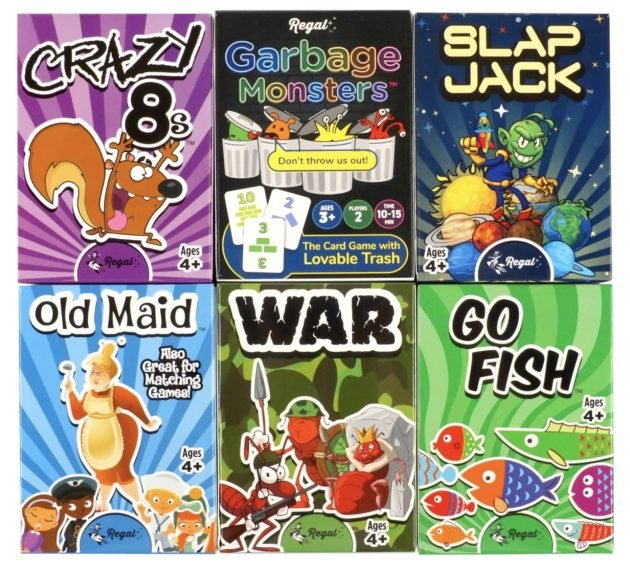 Regal Games Card Games (6 pack) only $8.99 {Great for Easter Baskets!}
