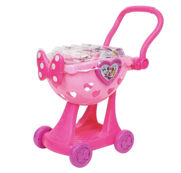 Disney Junior Minnie Mouse 9-Piece Shopping Car only $10!