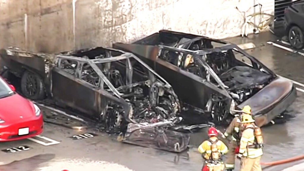 Two Cybertrucks Go Up In Flames In California, And No One Knows Why