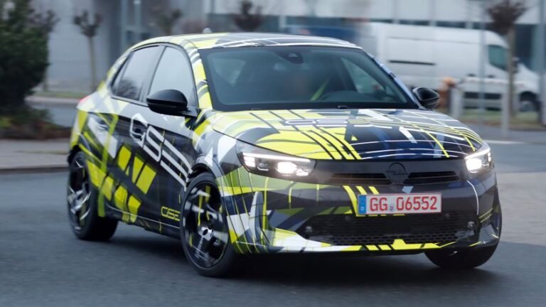New Vauxhall Corsa GSE:  276bhp electric VXR replacement spied with fat arches