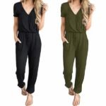 Women’s Short Sleeve Jumpsuit as low as $13.49!