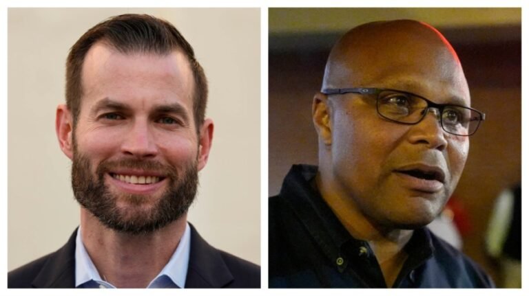 Candidates for Greene's seat clash over Iran war, economy in runoff election debate