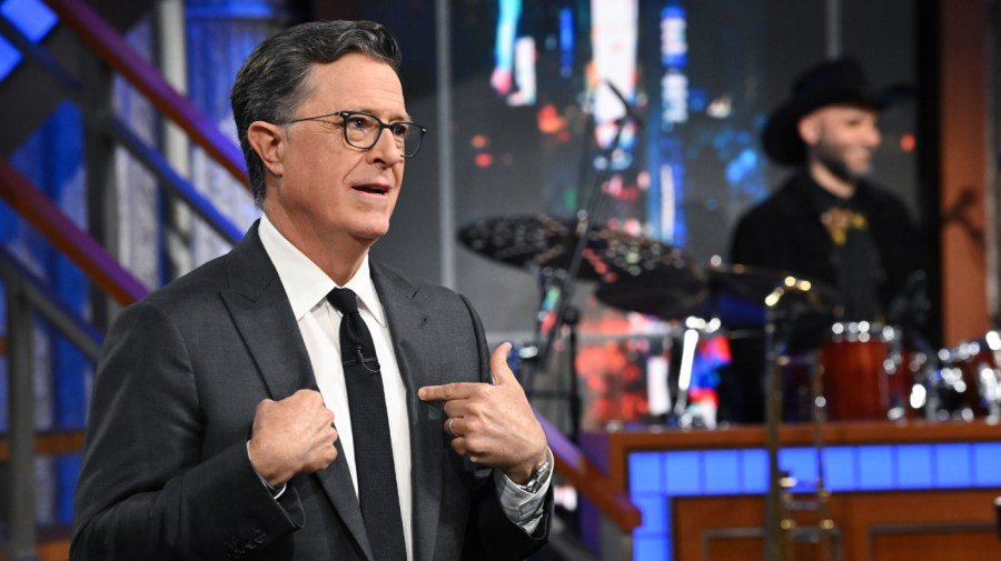 Colbert mocks Noem over ouster: 'She's a domestic terrorist who deserves to go to Gitmo'