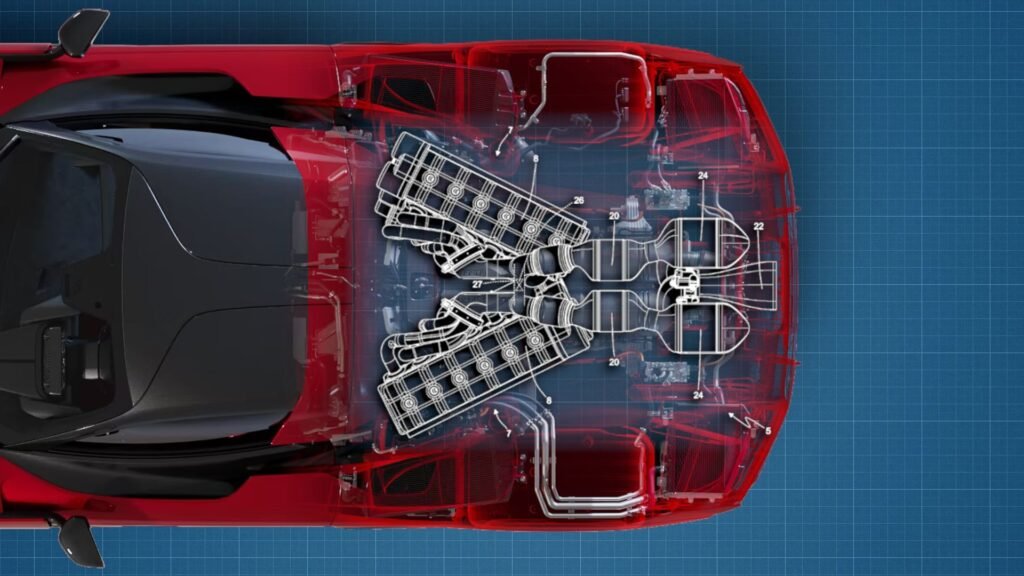 Ferrari Patents A V12 Engine Unlike Anything You've Ever Seen