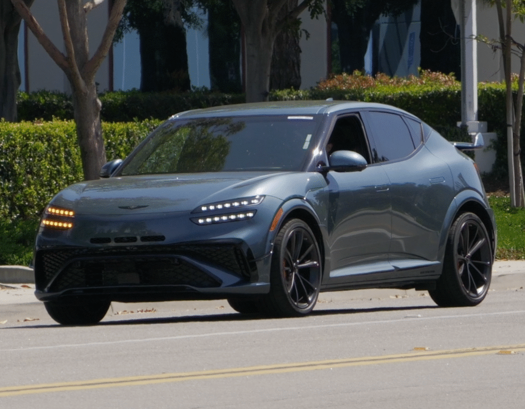 US-Spec Genesis GV60 Magma Spotted Looking Anything but Boring