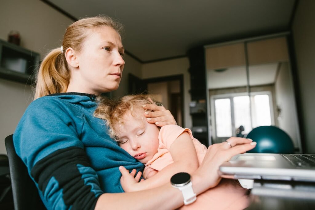When Kids Get Sick, Working Moms Do The Impossible Math