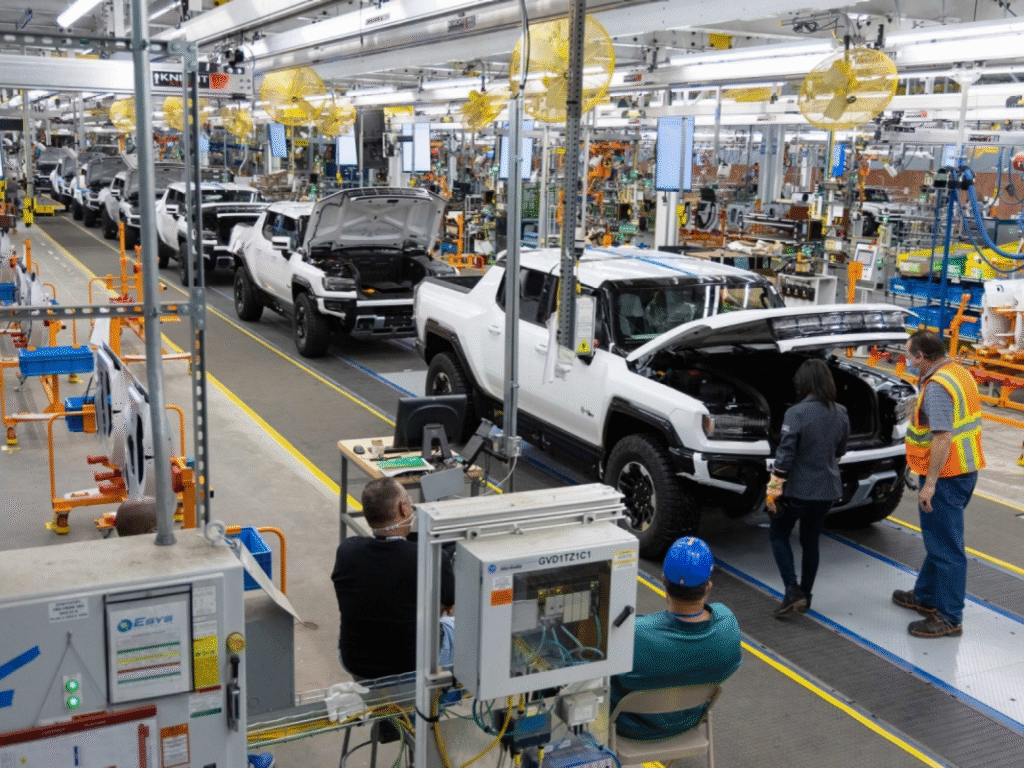 GM Pauses EV Production, Lays Off 1,300 Workers