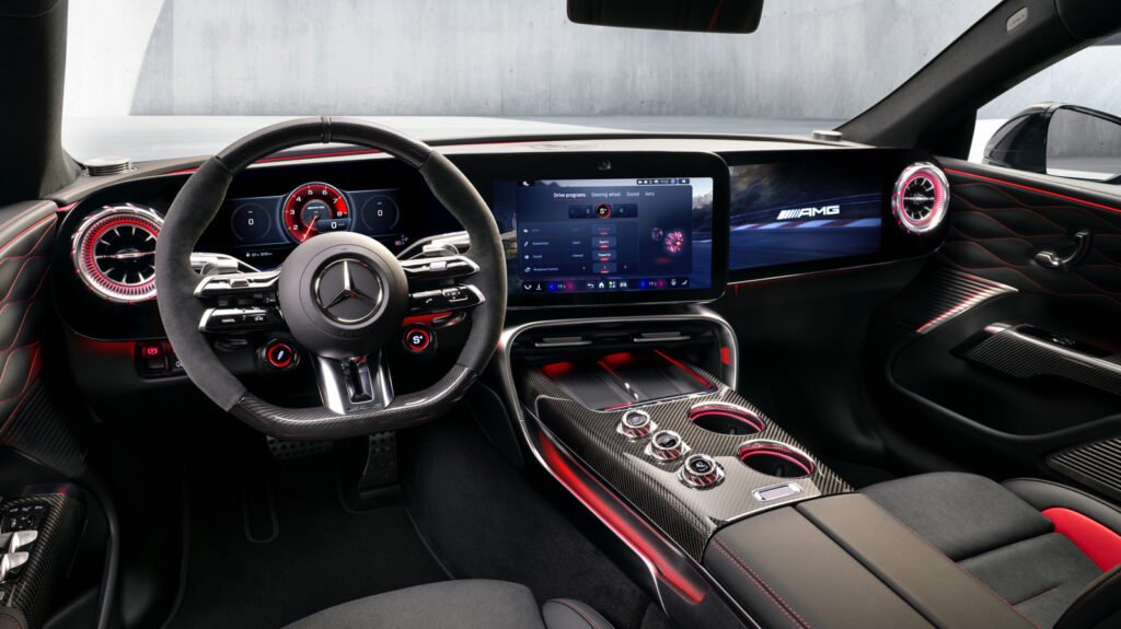 Mercedes-AMG GT 4-Door Coupe EV's Interior Revealed With Some Of The Best Knobs I've Ever Seen