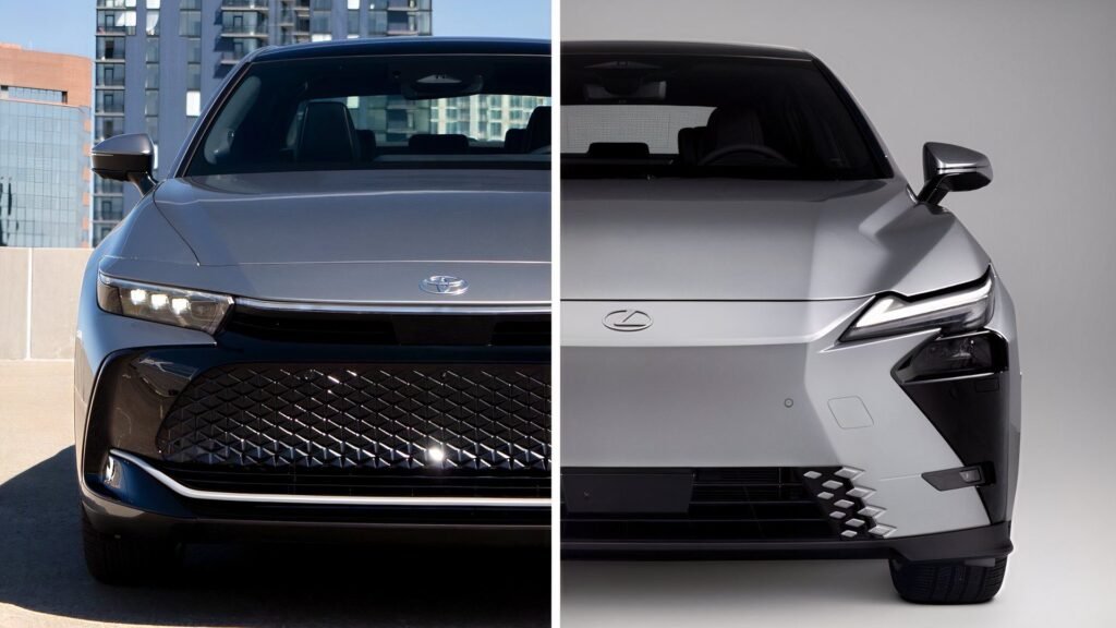Here's How A Fully Loaded Toyota Crown Compares To The All-New But Base-Spec Lexus ES