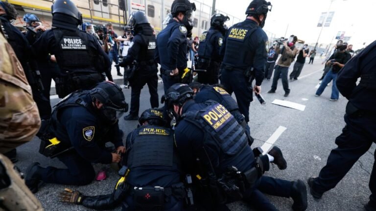 Dozens arrested after 'No Kings’ rally in Los Angeles