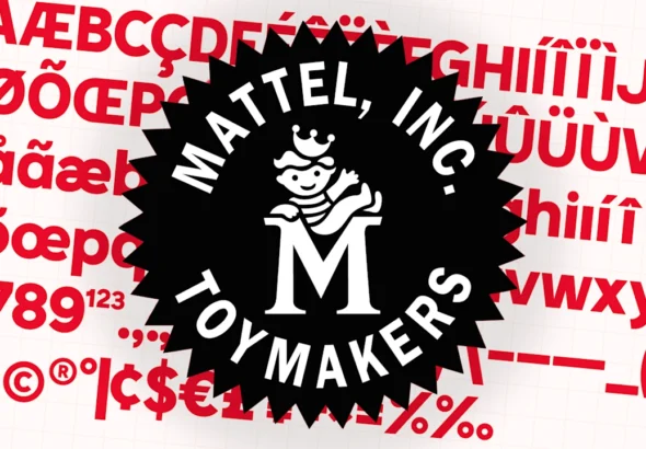 Mattel has a new custom font, and it’s full of playful hidden details