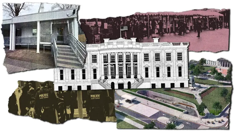 The White House’s security checkpoint is getting a modern makeover—if Trump’s design team allows it