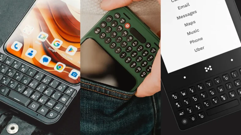 Forget touchscreens: These 3 phones are bringing physical keyboards back